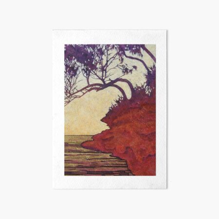Red Cliff She-Oak Art Board Print
