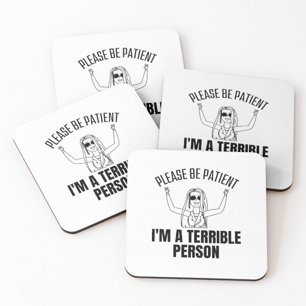 Item preview, Please Be Patient I'm a Terrible Person designed and sold by BookOfE.