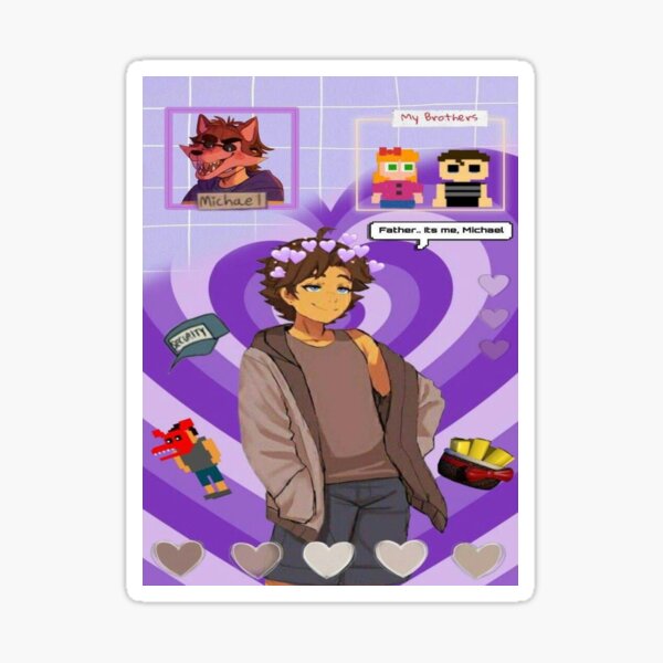 Vista previa del artículo con la obra «Michael Afton», diseñado y vendido por collinsdrawings.