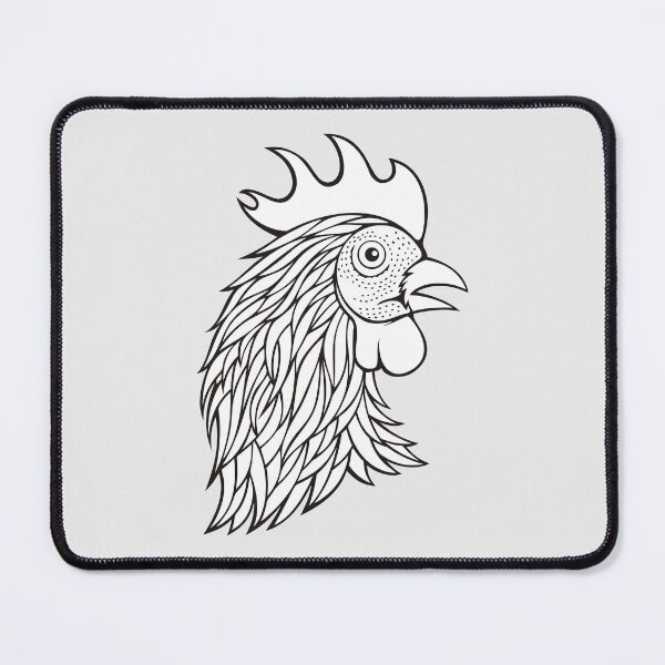 Item preview, Rooster's Head Line Art designed and sold by sifis.