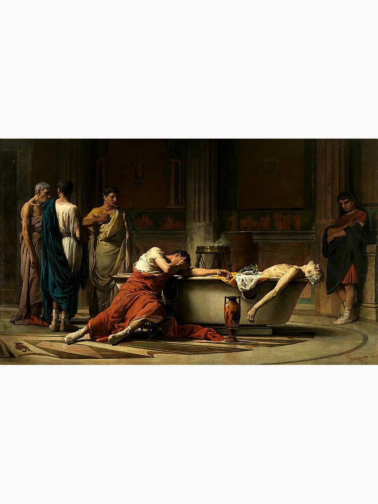 "The Death of Seneca, by Manuel Domínguez Sánchez" Poster for Sale by ArautoCosmico Redbubble
