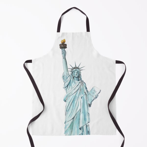 Item preview, hand painted Statue of Liberty watercolor designed and sold by ColorandColor.