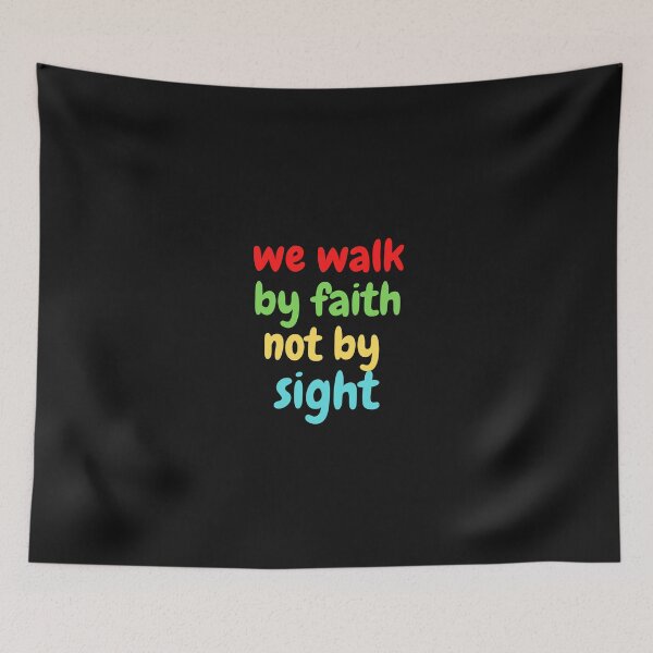 Item preview,    we walk by faith not by sight designed and sold by yassminishop.