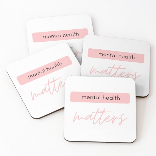 Item preview, Mental Health Matters pink designed and sold by justsomethings.