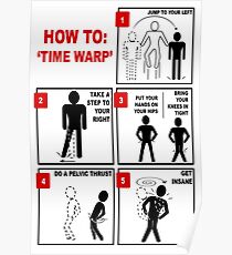 Rocky Horror Picture Show Time Warp Poster