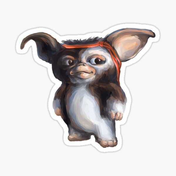 "Rambo Gizmo" Sticker by daoustdraws | Redbubble