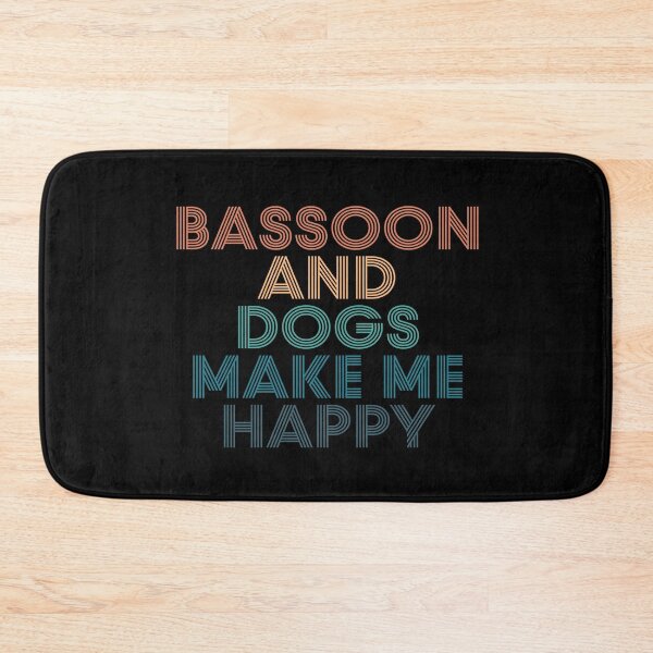Item preview, Bassoon And Dogs Make Me Happy- Gift for Bassoon & Dogs Fans designed and sold by kindxinn.