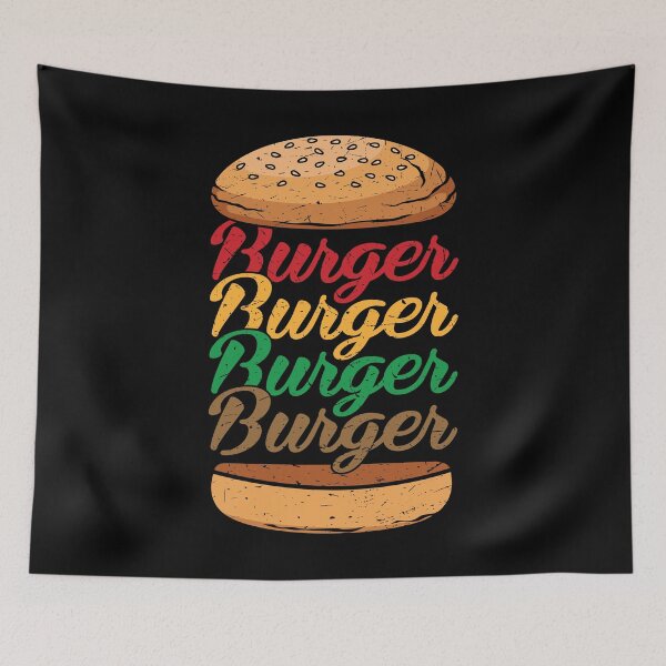 Item preview, Burger Vintage Retro Design - Burger Yunkie designed and sold by Shirtflyer.