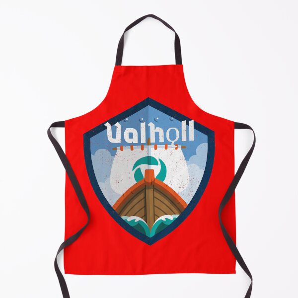 Item preview, Valhǫll shield with a Viking long ship designed and sold by LargeShop.