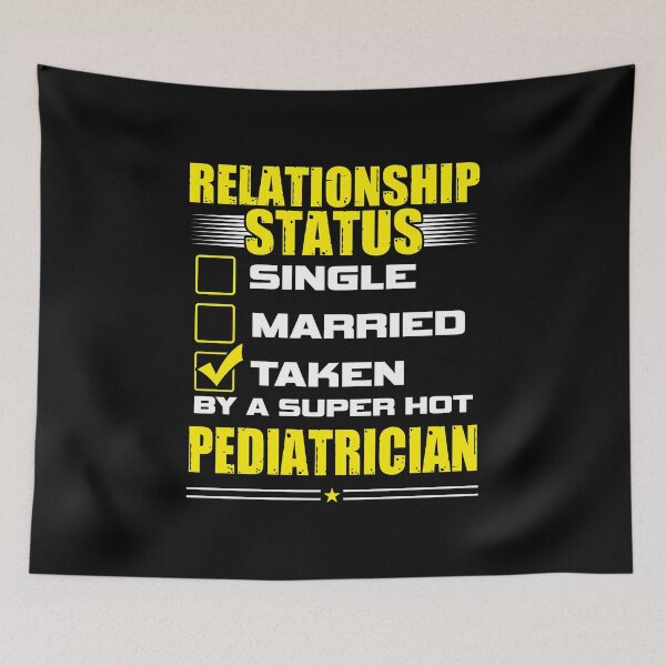 Item preview, Funny His and Her Gift Idea Pediatrician Relationship Status designed and sold by haselshirt.