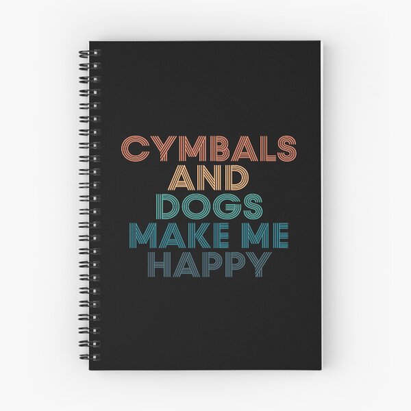 Item preview, Cymbals And Dogs Make Me Happy- Gift for Cymbals & Dogs Fans designed and sold by kindxinn.