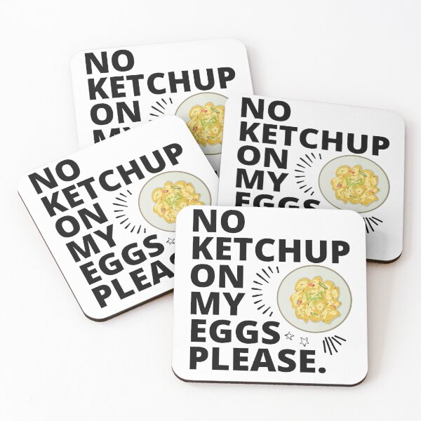 Item preview, No Ketchup On My Eggs Please. designed and sold by JockArts.