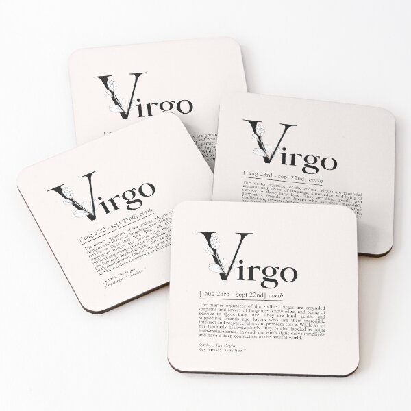 Item preview, Virgo Zodiac Definition Wildflowers designed and sold by grandlovely.
