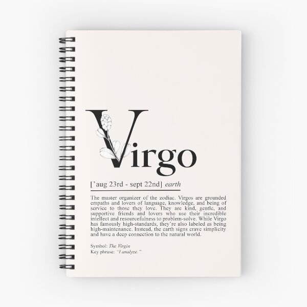 Item preview, Virgo Zodiac Definition Wildflowers designed and sold by grandlovely.