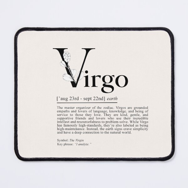 Item preview, Virgo Zodiac Definition Wildflowers designed and sold by grandlovely.