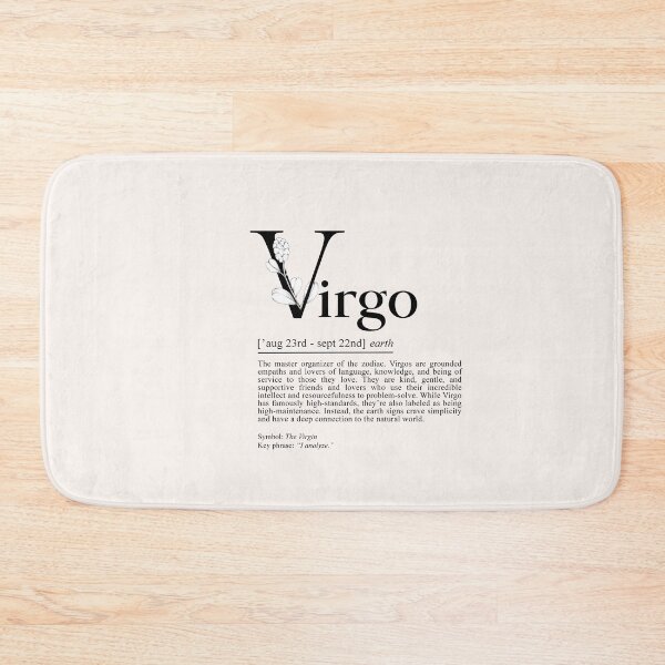 Item preview, Virgo Zodiac Definition Wildflowers designed and sold by grandlovely.