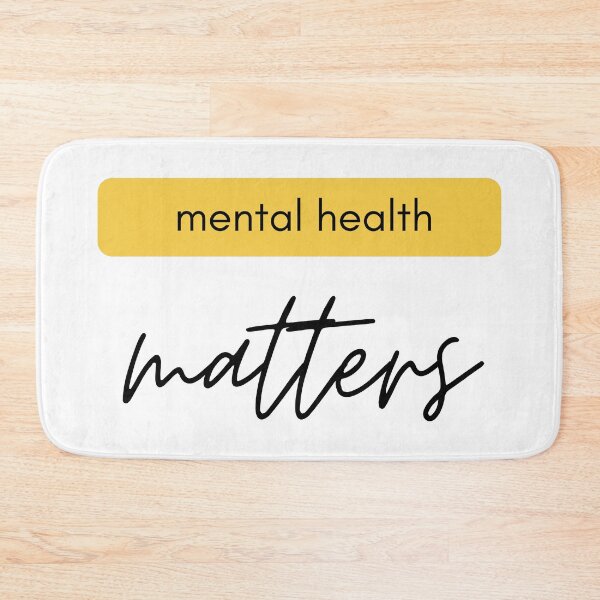 Item preview, Mental Health Matters yellow black designed and sold by justsomethings.