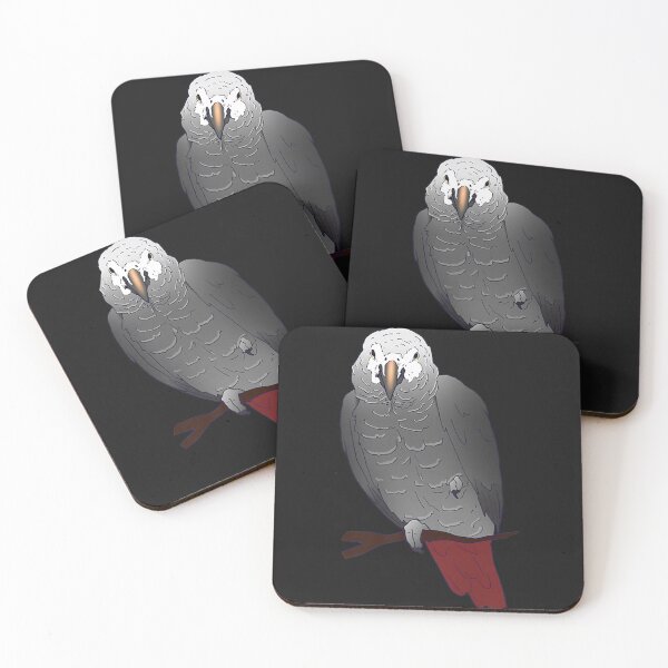 Item preview, Timneh African Grey Parrot Perching on a Branch Premium designed and sold by fleuryloetier.