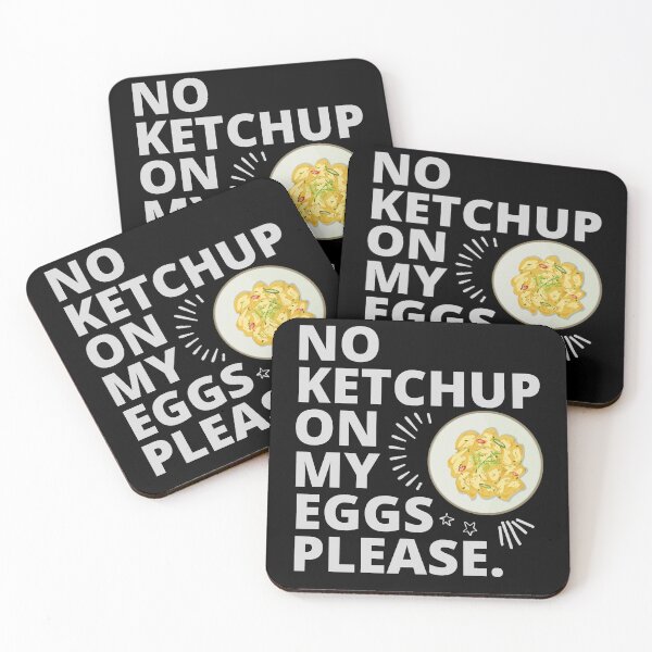 Item preview, No Ketchup On My Eggs Please. designed and sold by JockArts.