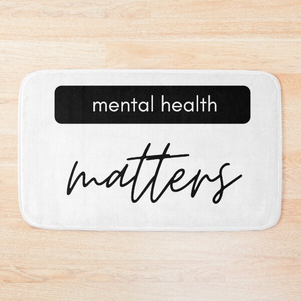 Item preview, Mental Health Matters black white designed and sold by justsomethings.