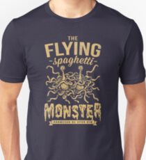 The Flying Spaghetti Monster (dark) Unisex T-Shirt