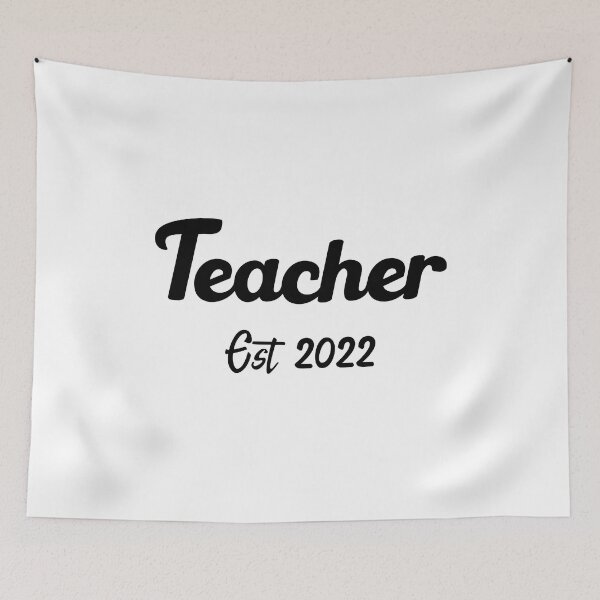 Item preview, Teacher Est 2022 - New Teachers Graduation Gift Idea designed and sold by AMERZAGUE DESIGN.