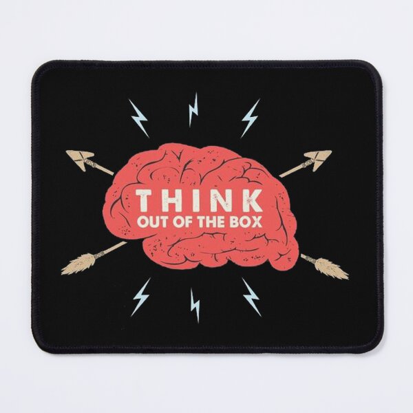 Item preview, THINK OUT OF THE BOX / T-SHIRT designed and sold by Abdelmorite.