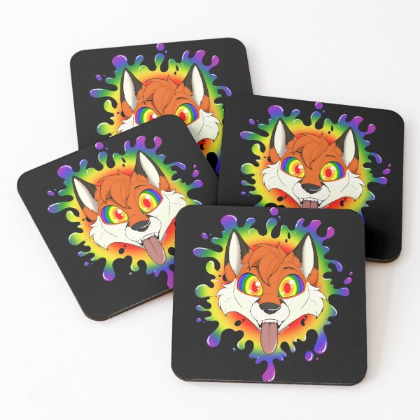 Item preview, Lively LGBTQ+ fox designed and sold by LoonyLeandra.