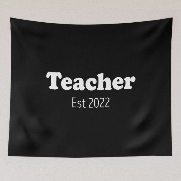 Item preview,  Teacher Est 2022 - New Teachers Graduation Gift Idea designed and sold by AMERZAGUE DESIGN.