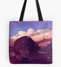 Sunset Railroad Tote Bag