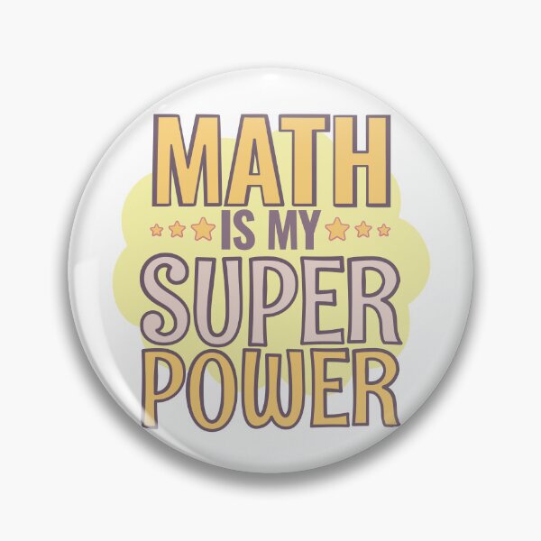 Item preview, Math is my Super Power designed and sold by Think4Prints.