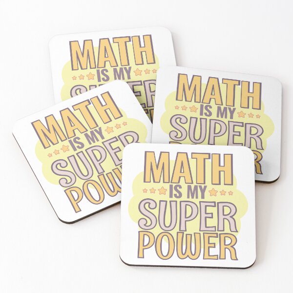 Item preview, Math is my Super Power designed and sold by Think4Prints.
