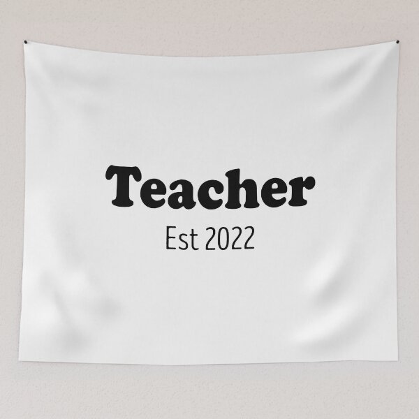 Item preview,  Teacher Est 2022 - New Teachers Graduation Gift Idea designed and sold by AMERZAGUE DESIGN.
