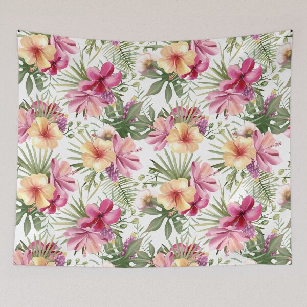 Artikelvorschau, Nahtloses Muster der bunten tropischen Blumen entworfen und verkauft von GoDesign1.