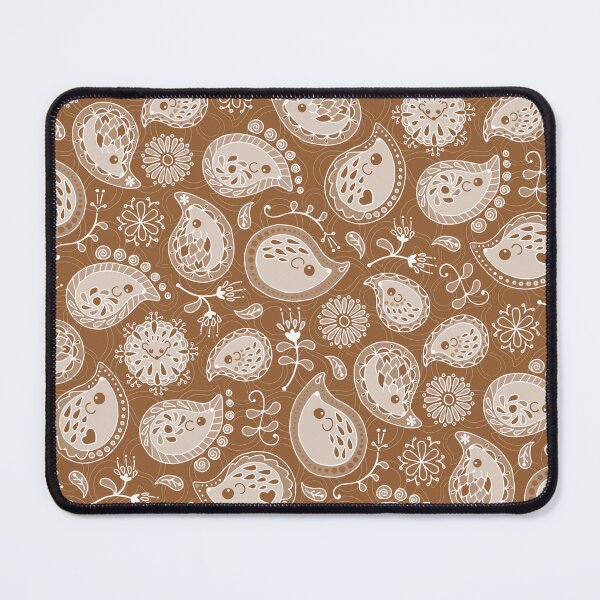 Item preview, Hedgehog Paisley_Moka designed and sold by miavaldez.