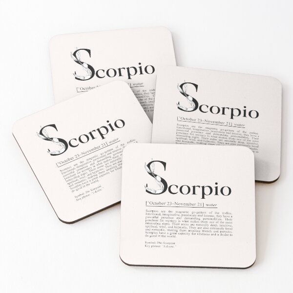 Item preview, Scorpio Definition Zodiac Sign gifts, Astrology gifts, Scorpio Horoscope, Scorpio Star Sign designed and sold by grandlovely.