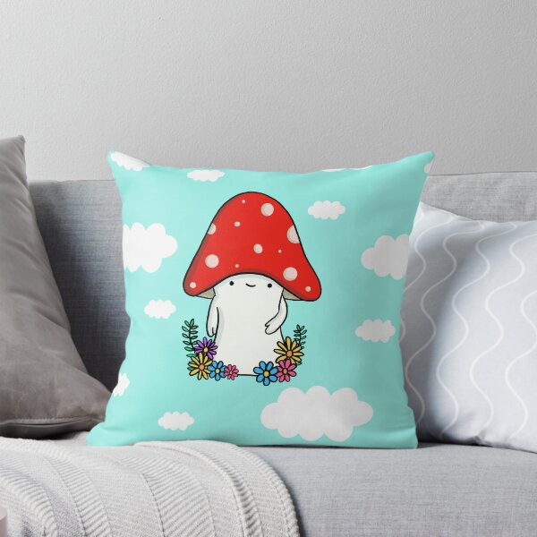 Item preview, Cute mushroom with flowers designed and sold by Pickle-Lily.