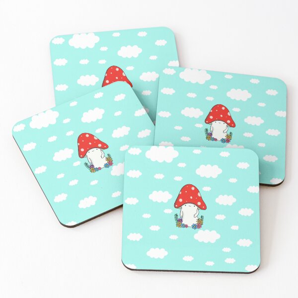 Item preview, Cute mushroom with flowers designed and sold by Pickle-Lily.