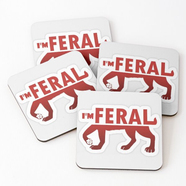 Item preview, I am feral designed and sold by Gill_Shop.