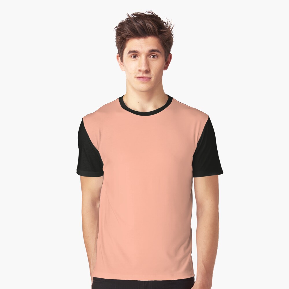 "Peach Solid Color" Tshirt by podartist Redbubble