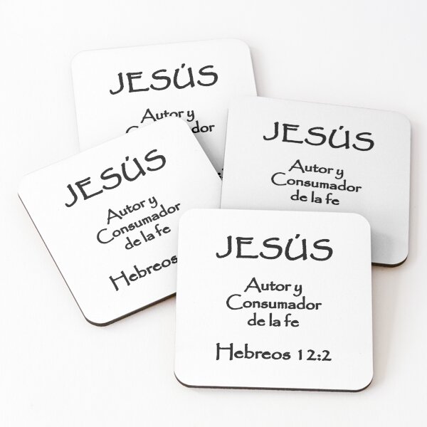 Item preview, Hebrews 12:2 Jesus Author Finisher Spanish Bible Verse designed and sold by NombresDeJesus.