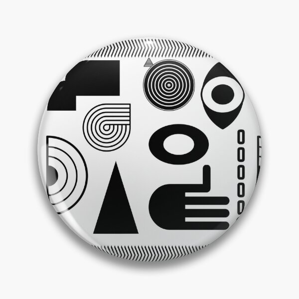 Artikelvorschau, Schwarze geometrische Formen entworfen und verkauft von GoDesign1.