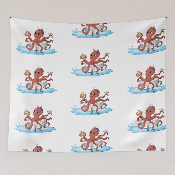 Item preview, Cartoon Octopus designed and sold by GoDesign1.