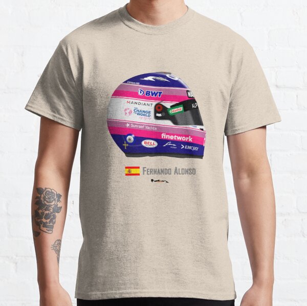 BWT Alpine F1 Team Fernando Alonso 2022 Special Edition Spanish GP Driver  T-Shirt