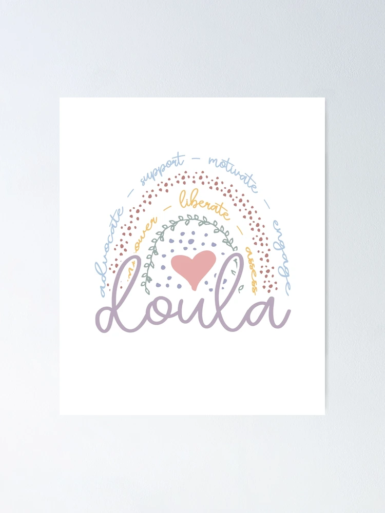 Imagen 1 de 3, Póster con la obra Cute Rainbow Doula, diseñada y vendida por Ripper19.
