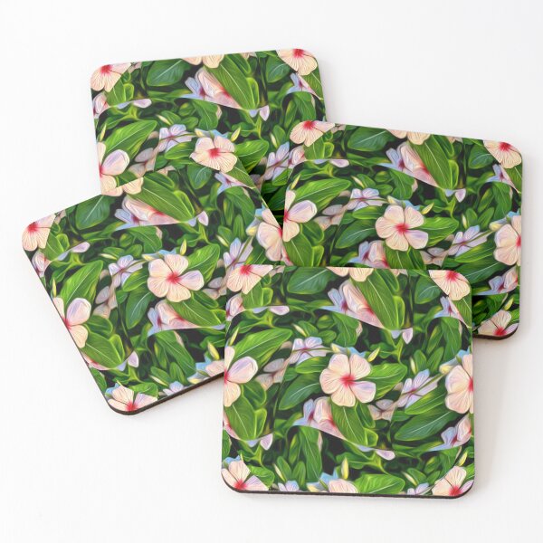 Item preview, Beautiful pink flower pattern designed and sold by Patternflower.