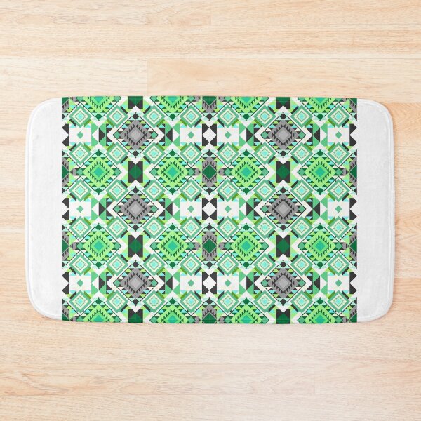 Item preview, The Eco Green Square in Seamless Pattern designed and sold by MyMemoriesArts.