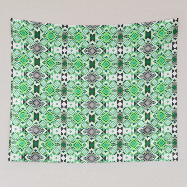 Item preview, The Eco Green Square in Seamless Pattern designed and sold by MyMemoriesArts.