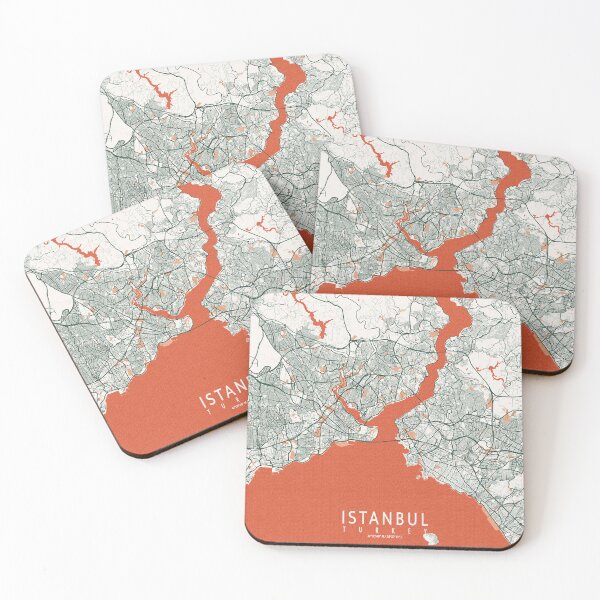 Item preview, Istanbul City Map of Turkey - Bohemian designed and sold by deMAP.