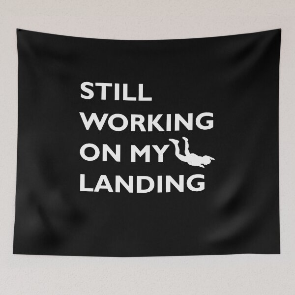 Item preview, Still Working On My Landing Gift for a Broken Arm Fan designed and sold by jaftees.